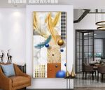 羽毛千格鸟装饰画