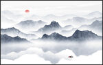 中式山水画