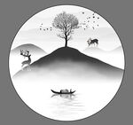 新中式山水画