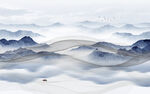 抽象山水画