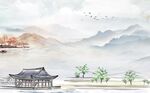 新中式背景墙