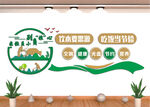 食堂文化墙  粮食文化墙