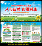2021世界环境日展板