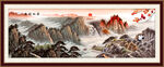 五岳独尊泰山装饰画