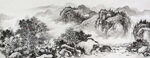 国画山水画图片