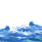 大海插画元素