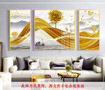 麋鹿飘带装饰画