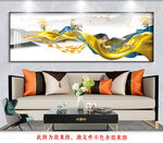 麋鹿飘带装饰画
