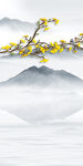 中式山水唯美玄关 TIF分层