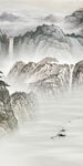 国画山水玄关画 TIF分层图