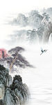 国画玄关画风景画 TIF分层