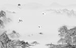 大气高端风格山水 文件分层 
