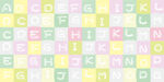 字母格子背景