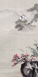 新款玄关山水画 TIF分层