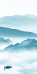 水墨新玄关画山水 TIF分层