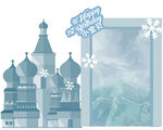 冰雪城堡背景素材