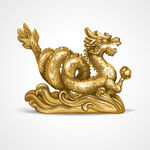 插画素材 龙
