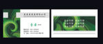 绿色名片