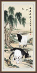 国画三羊开泰 