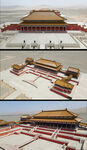 中国古建筑宫殿航拍