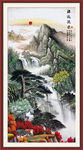 玄关风水画