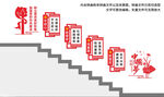 党建楼梯文化墙