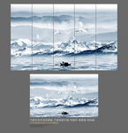 中式山水画