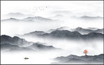 新中式山水画