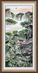 巨幅山水画 