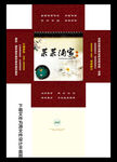 餐饮纸盒展开图