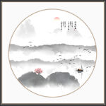 水墨山水画