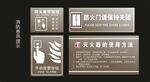 消防卷帘提示