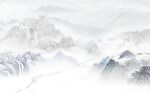 江山如画中式电视背景墙