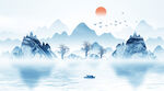 新中式山水画