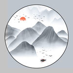 新中式山水画