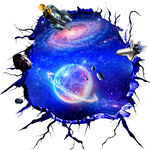 浩瀚银河星空地板地画