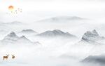 大气简约画新山水 TIF分层