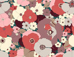 色块清爽花朵