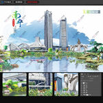 南宁建筑手绘