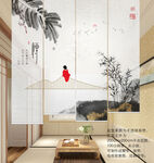 禅意门帘
