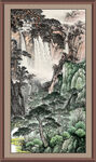 巨幅国画山水