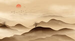 水墨山水画