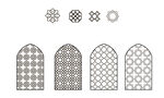 伊斯兰建筑窗花花纹