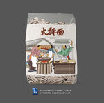 大排面包装