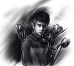 男胸像