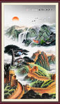 竖幅国画