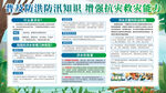 洪涝灾害宣传栏