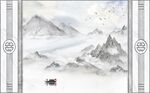 新中式背景墙