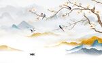 新中式背景墙
