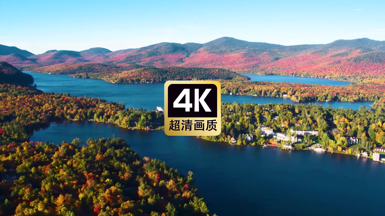 航拍海边红树林度假村